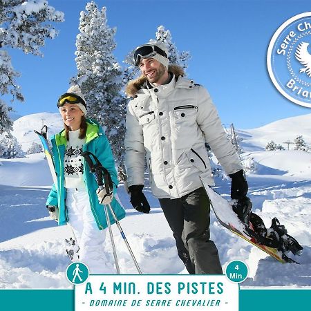 Briancon - Serre Chevalier 1200 - Joli Appartement - Face Aux Pistes En Centre Ville Zewnętrze zdjęcie